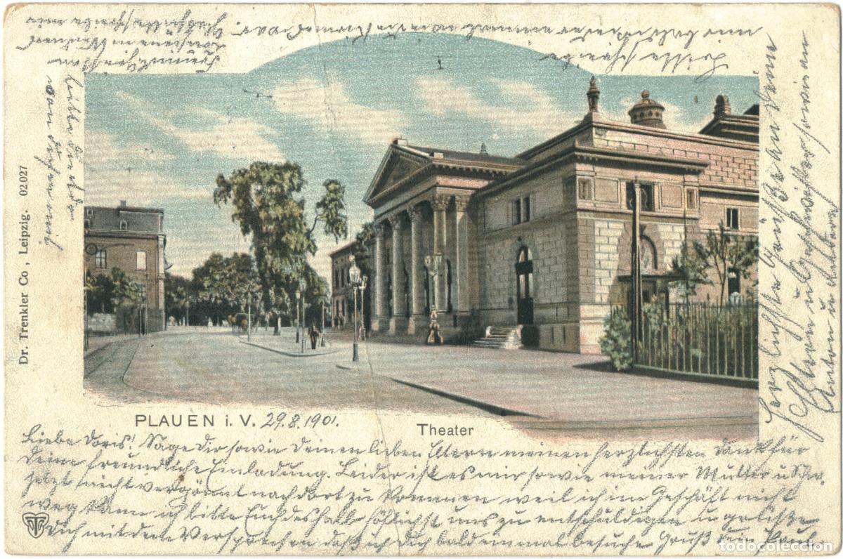 Postales: PLAUEN_Theater_Dr. Trenkler / Arquitectura Teatros Alemania