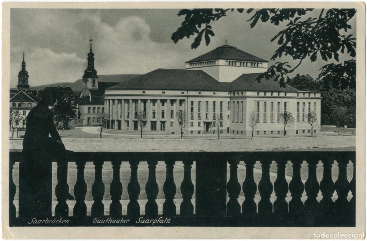 Postales: SAARBR&Uuml;CKEN_Gautheater Saarpfalz_Emil Hartmann / Arquitectura Teatros Alemania