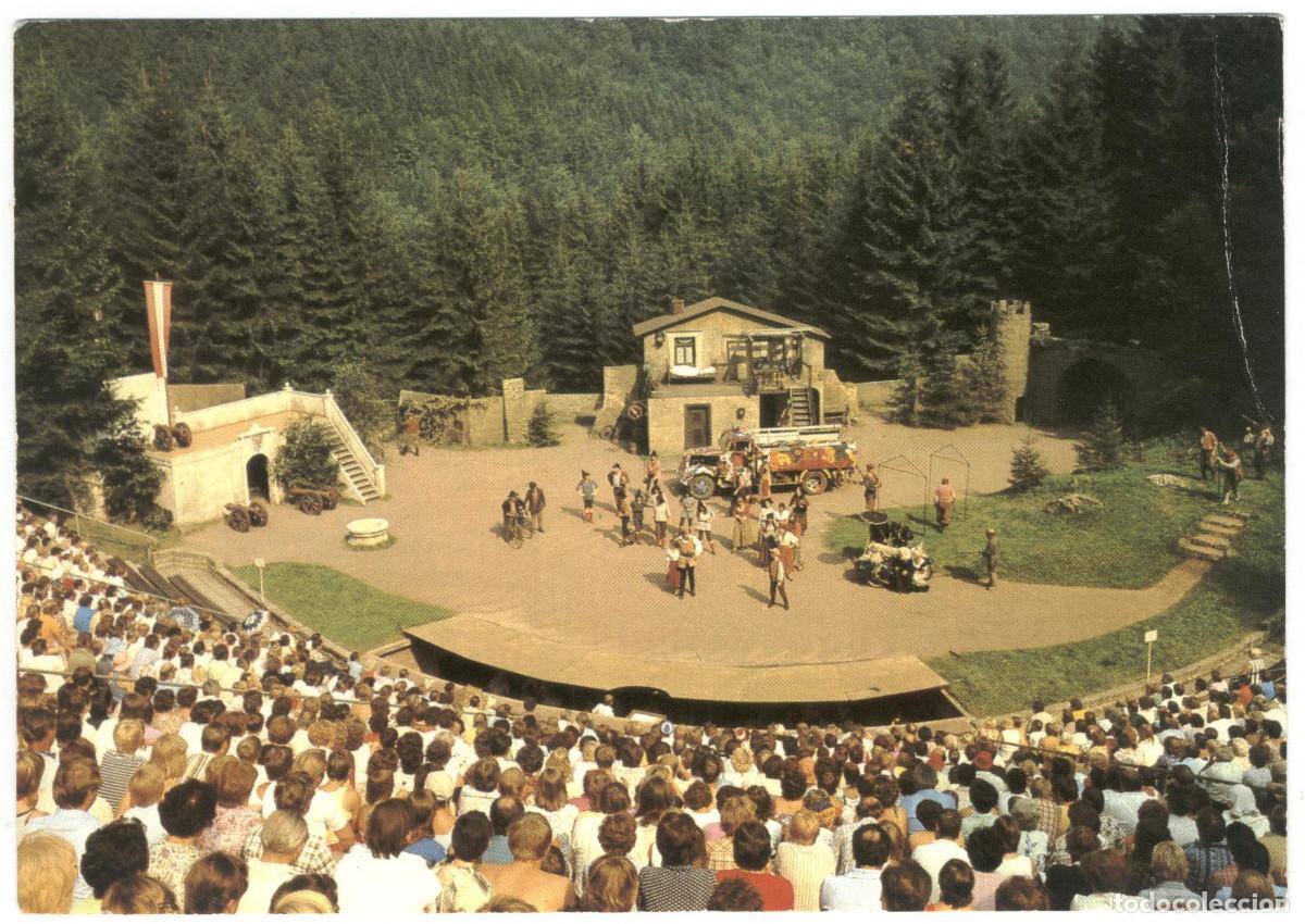 Postales: STEINBACH (Kr. Hildburghausen)_Naturtheater 'Deutsch Sowjetische Fre / Arquitectura Teatros Alemania
