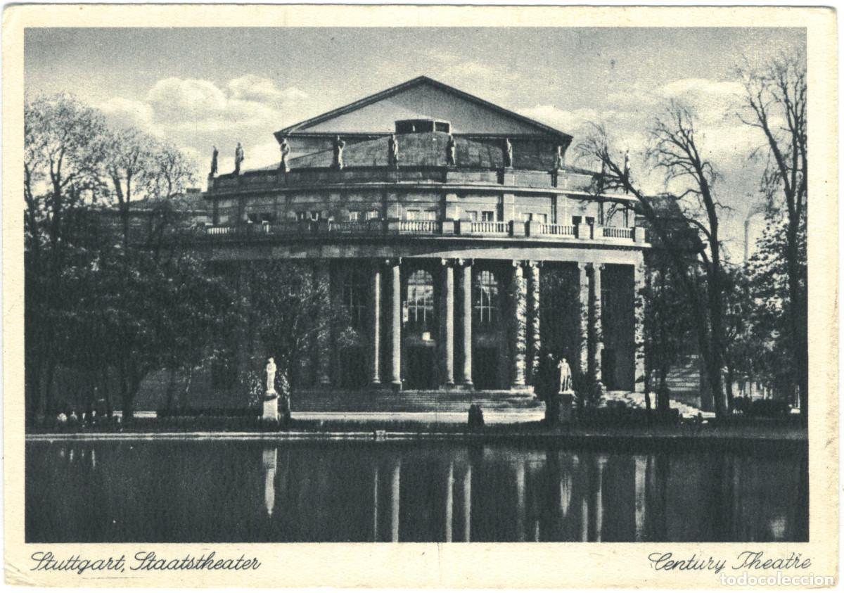 Postales: STUTTGART_Staatstheater. Century Theatre_Franz Schmidt; 1011 / Arquitectura Teatros Alemania