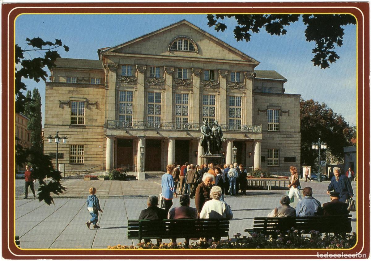 Postales: WEIMAR_Deutsches Nationaltheater_Gerhard Balfanz. Photo Foto-Ludwig / Arquitectura Teatros Alemania