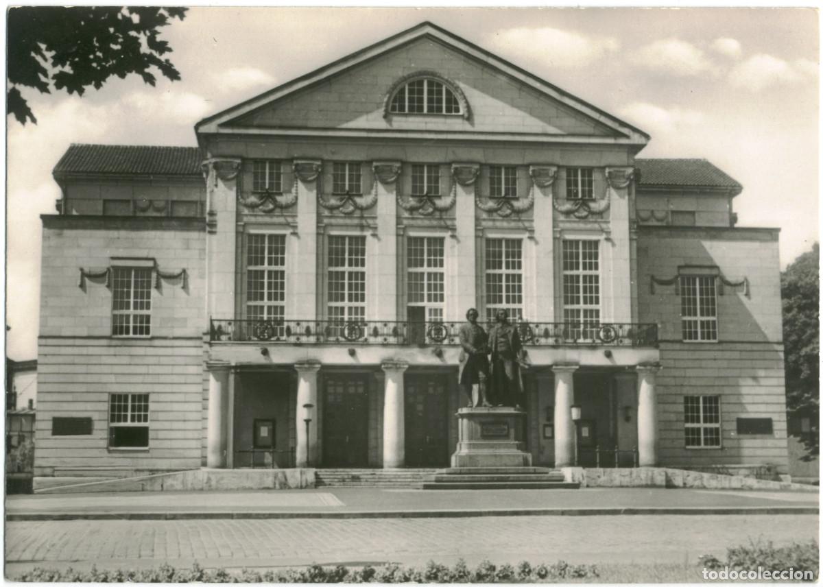 Postales: WEIMAR_Deutsches Nationaltheater_Willy Klautzsch / Arquitectura Teatros Alemania