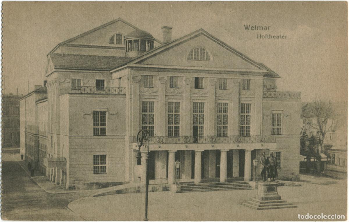 Postales: WEIMAR_Hoftheater_Buchbinder Innung / Arquitectura Teatros Alemania
