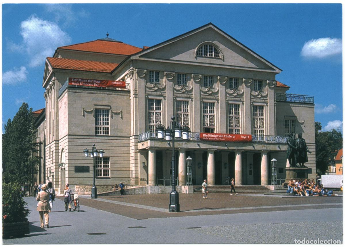 Postales: WEIMAR_Deutsches Nationaltheater_Burghard / Arquitectura Teatros Alemania