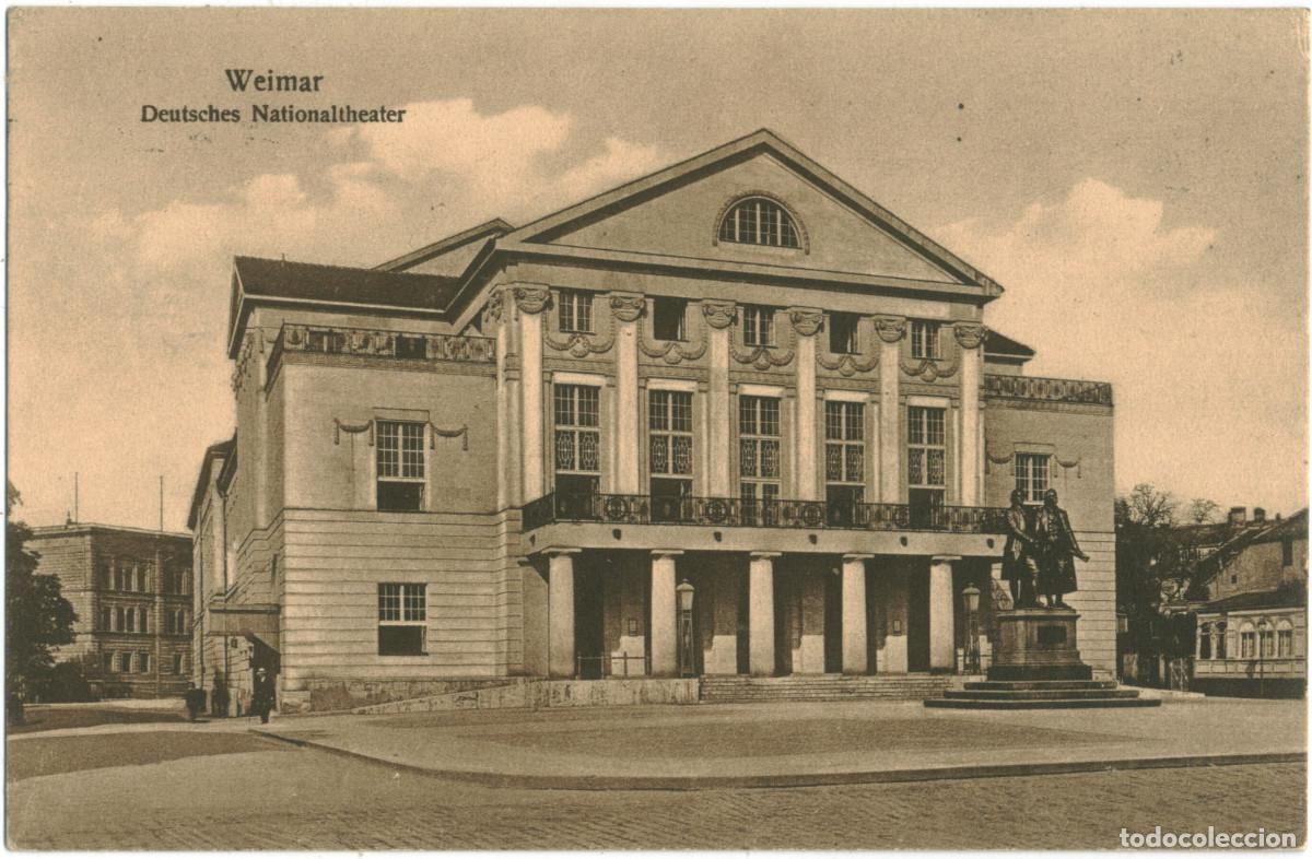 Postales: WEIMAR_Deutsches Nationaltheater_Sin datos; 37238 / Arquitectura Teatros Alemania