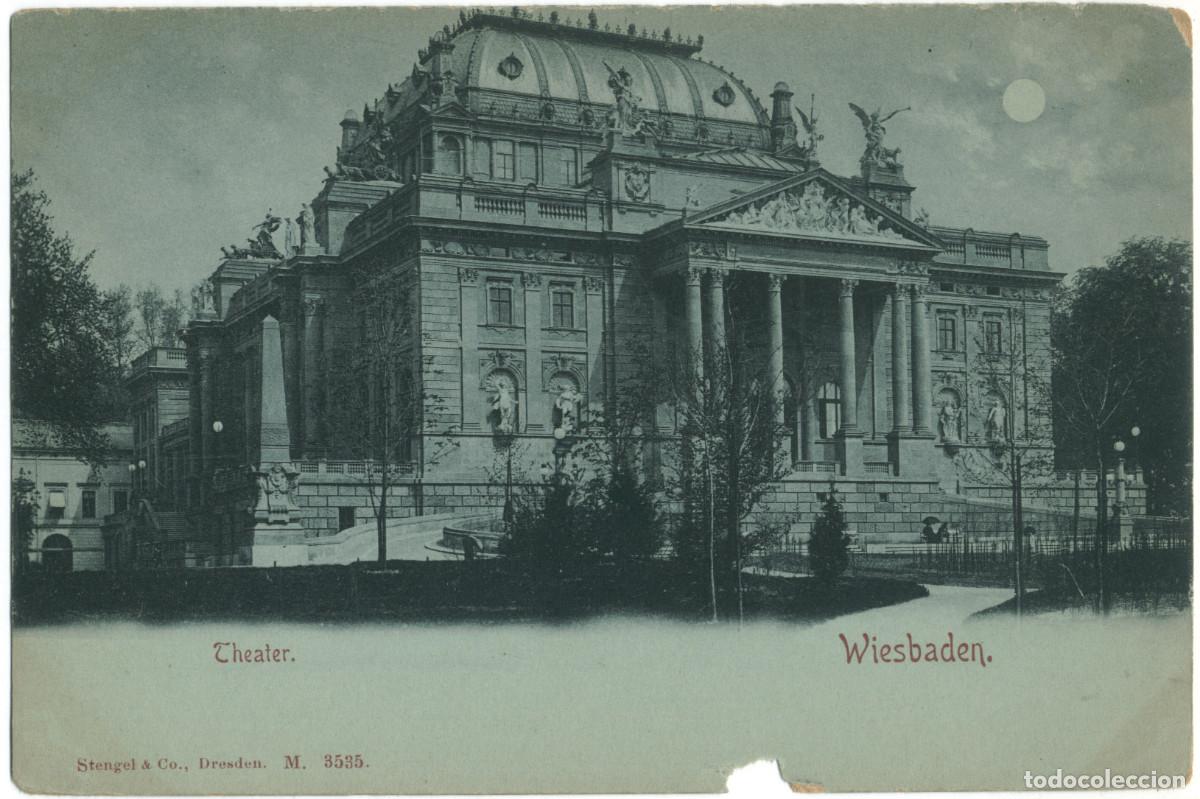 Postais: WIESBADEN_Theater_Stengel; 3535 / Arquitectura Teatros Alemania
