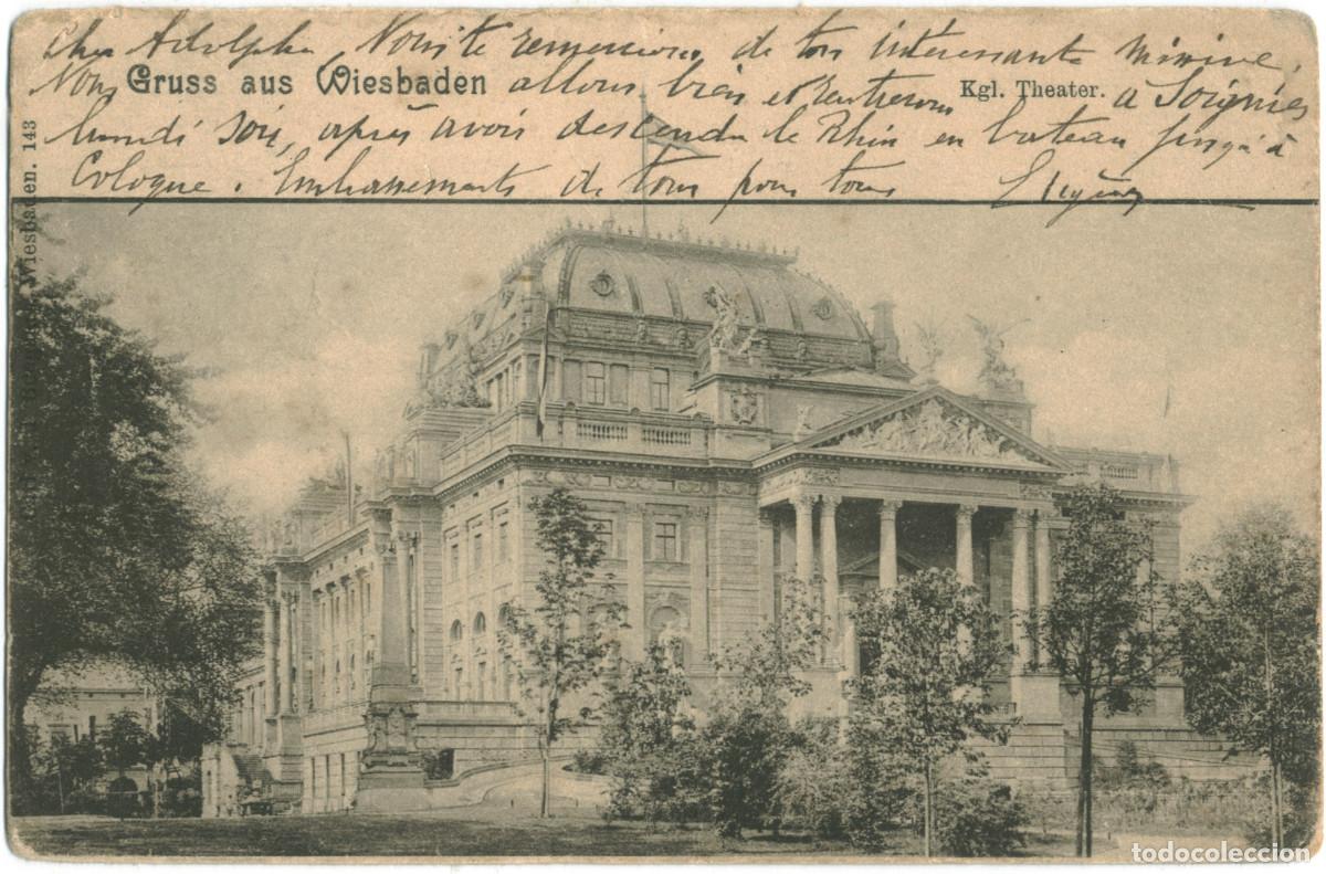 Postales: WIESBADEN_Kgl. Theater_Carl v. d. Boogaart / Arquitectura Teatros Alemania