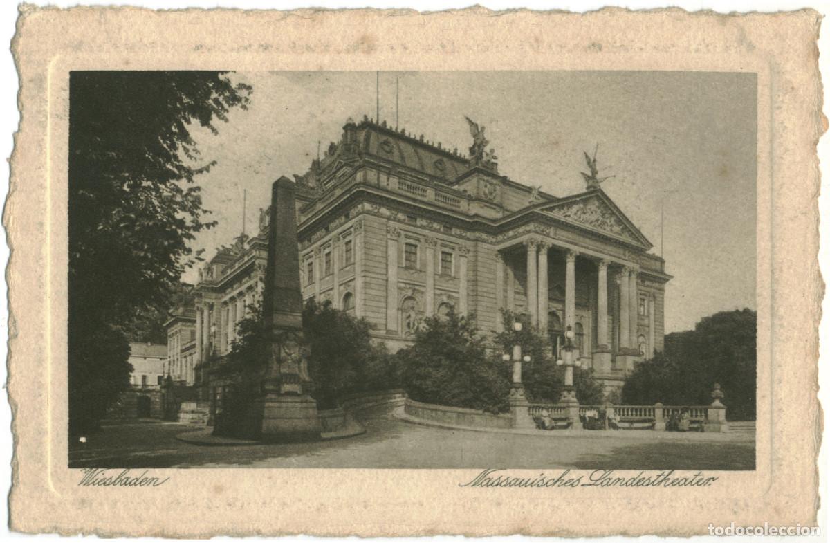 Postales: WIESBADEN_Nassauisches Landestheater_Bruno Hansmann; 14587 / Arquitectura Teatros Alemania
