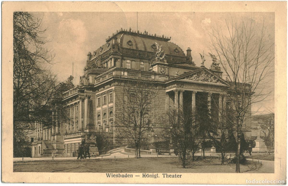 Postales: WIESBADEN_K&ouml;nigl. Theater_Carl Boogaart / Arquitectura Teatros Alemania