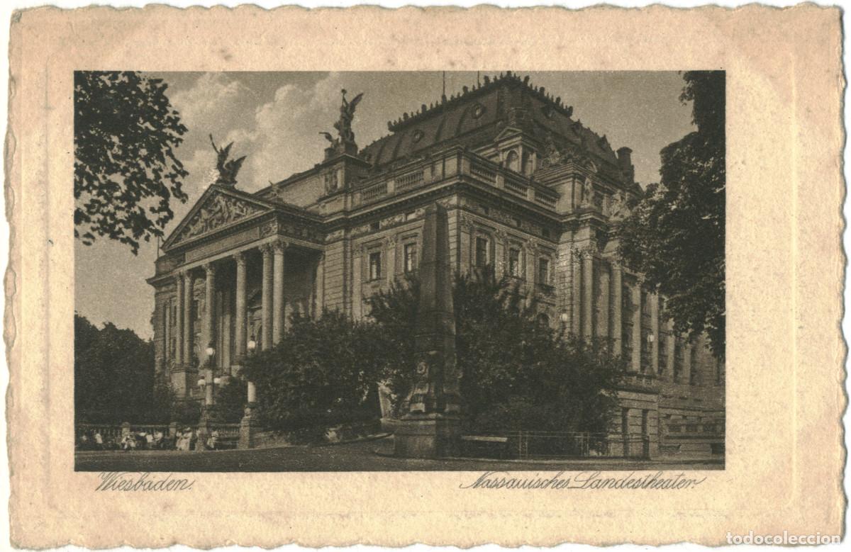 Postales: WIESBADEN_Nassauscher Landestheater_Bruno Hansmann; 16114 / Arquitectura Teatros Alemania