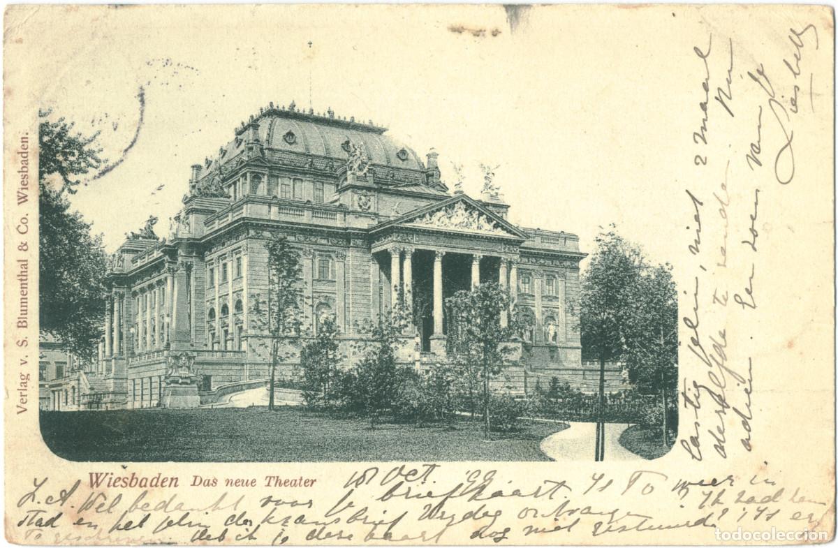 Postales: WIESBADEN_Das neue Theater_S. Blumenthal / Arquitectura Teatros Alemania