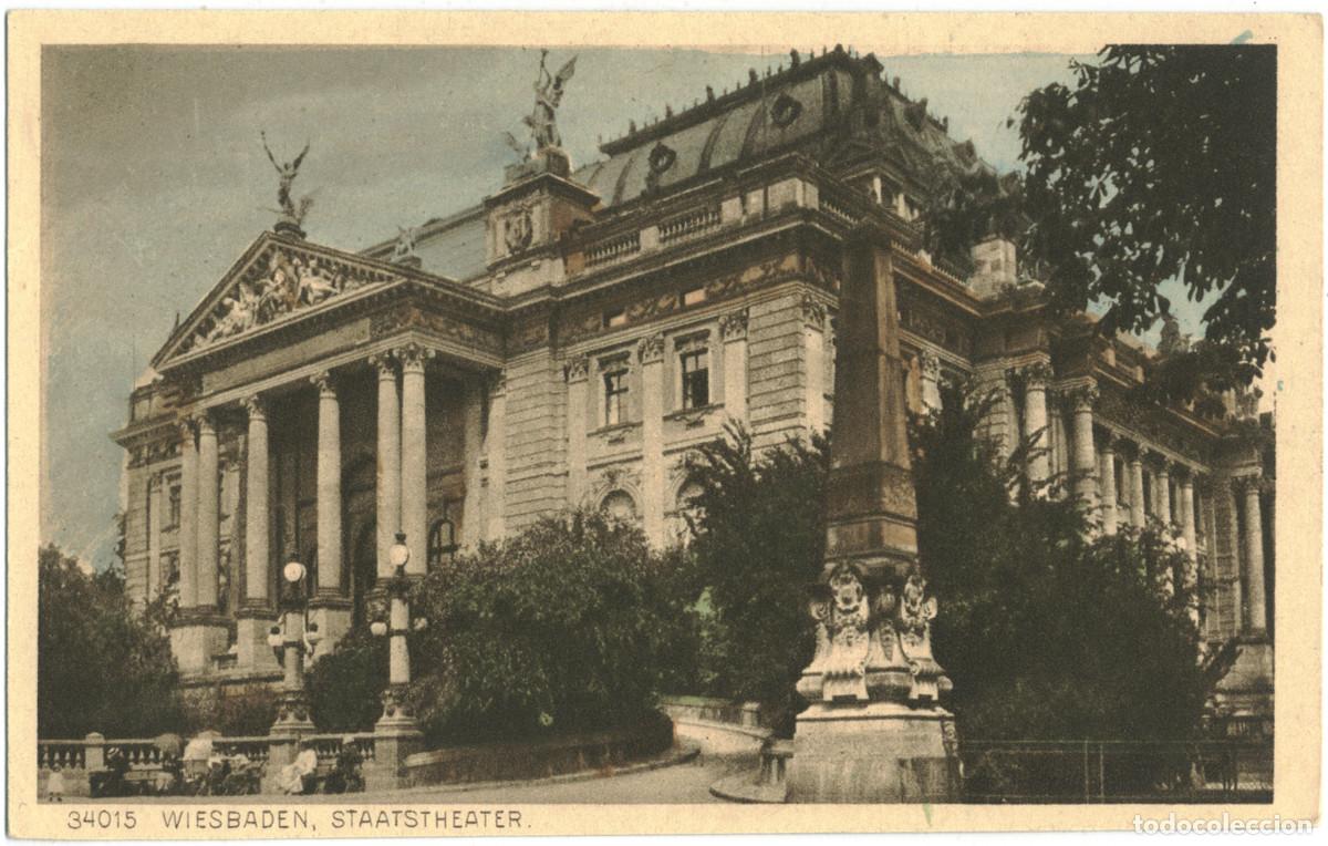 Postales: WIESBADEN_Staatstheater_Karl Rud. Bremer; 34015 / Arquitectura Teatros Alemania