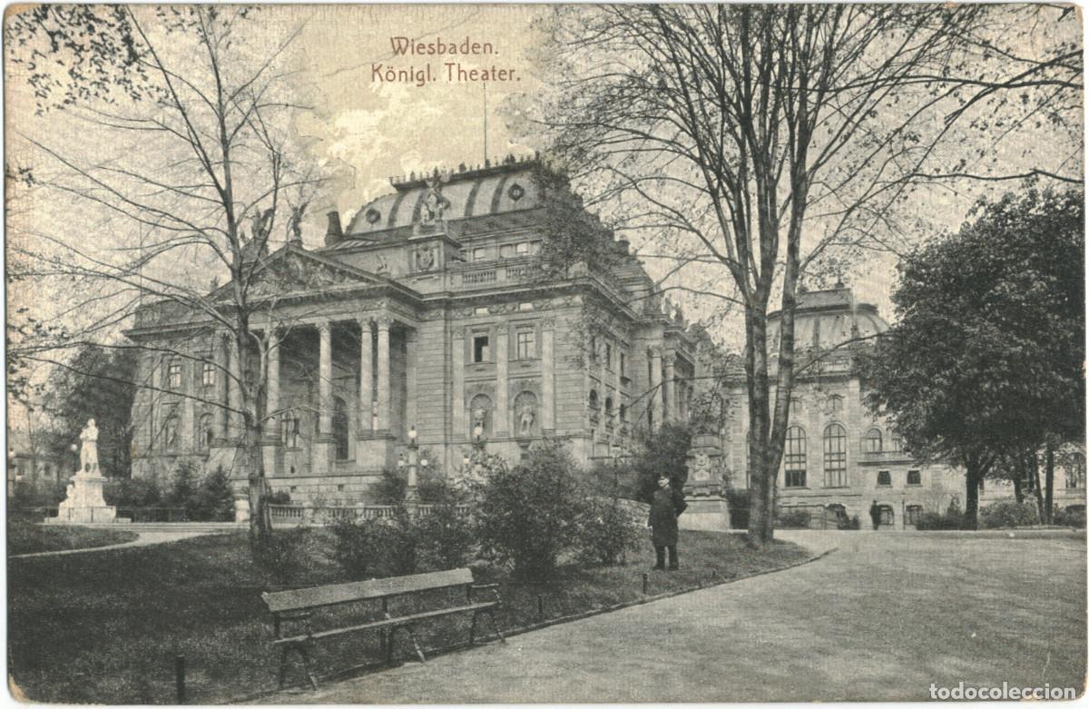 Postales: WIESBADEN_K&ouml;nigl. Theater_Sin datos / Arquitectura Teatros Alemania