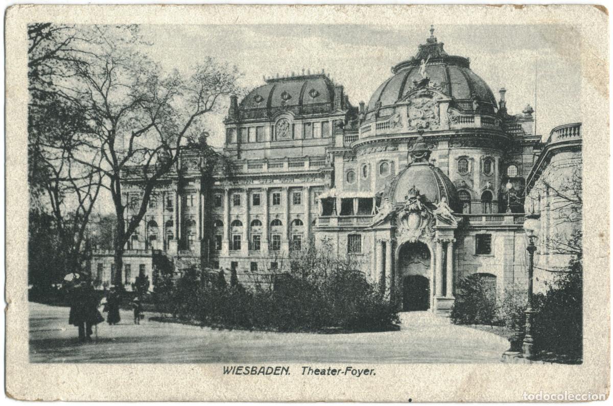 Postales: WIESBADEN_Theater-Foyer_Sin datos / Arquitectura Teatros Alemania