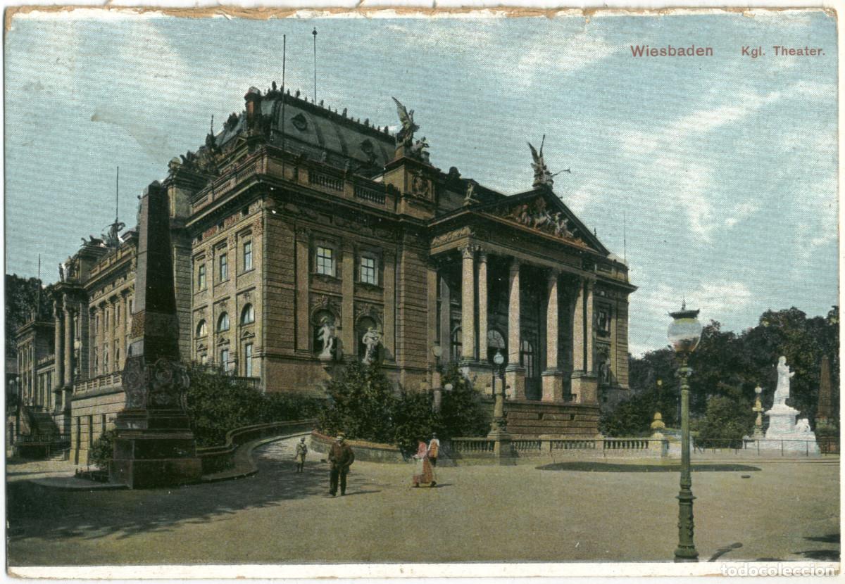 Postales: WIESBADEN_Kgl. Theater_Schaar und Dathe / Arquitectura Teatros Alemania