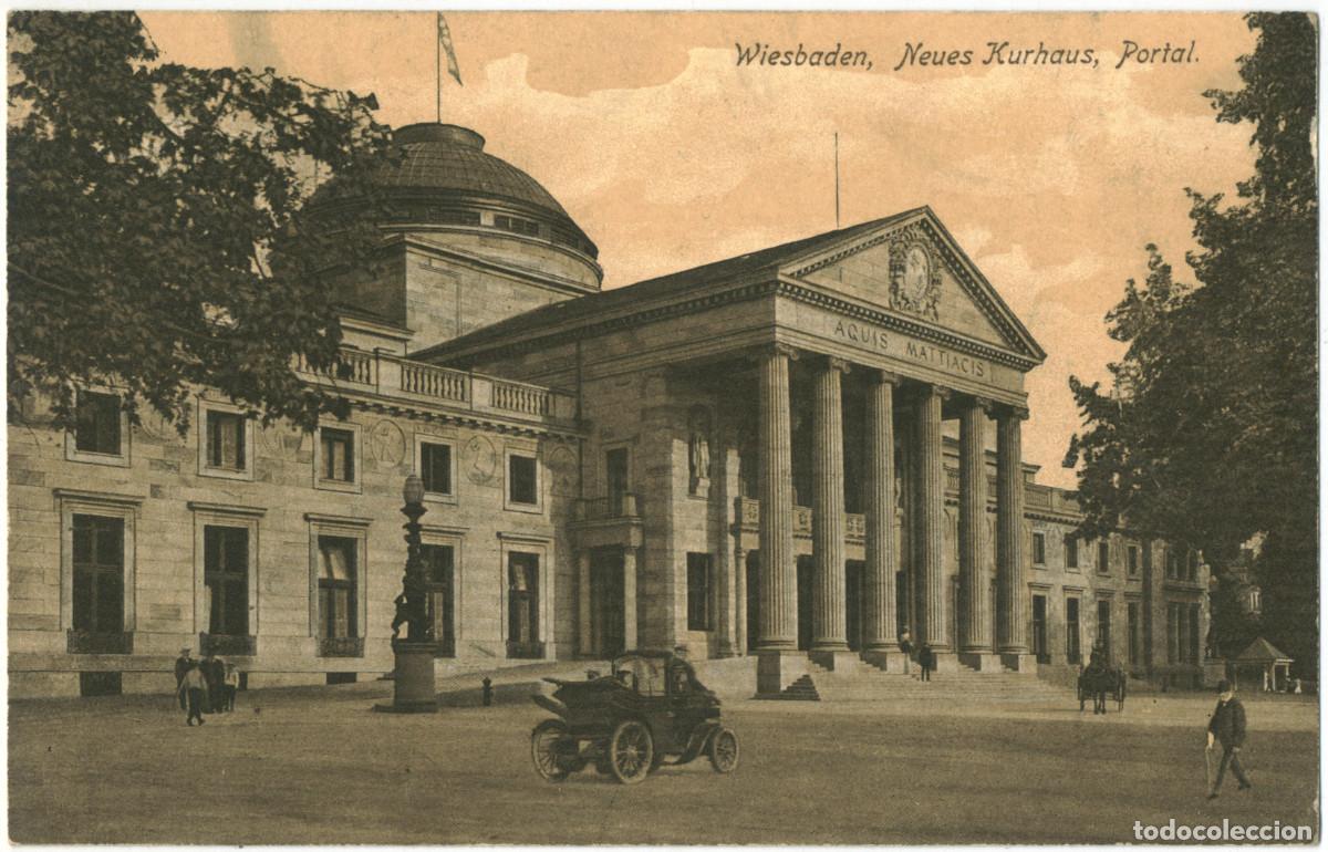 Postales: WIESBADEN_Das Kurhaus. Portal_Gerhard Bl&uuml;mlein / Arquitectura Teatros Alemania