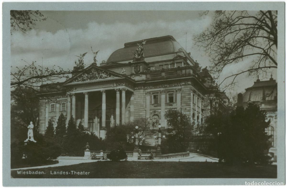 Postales: WIESBADEN_Landestheater_W. von Frankenberg; 317 / Arquitectura Teatros Alemania