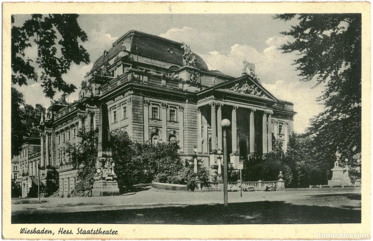 Postales: WIESBADEN_Hess. Staatstheater_R. Konrady; 108 / Arquitectura Teatros Alemania