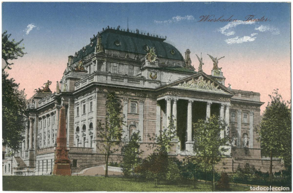 Postcards: WIESBADEN_Theater_KSM; 812 / Arquitectura Teatros Alemania