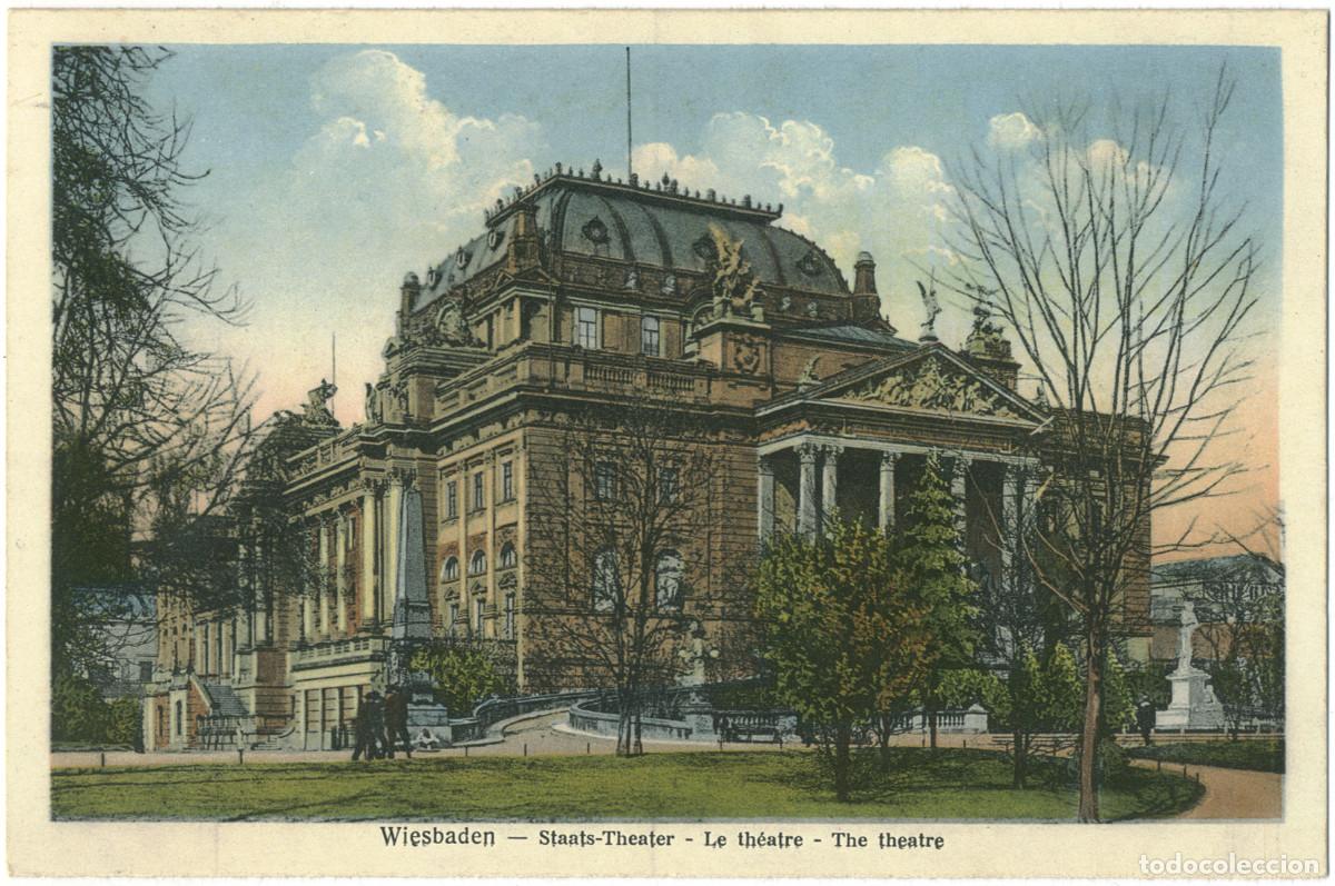 Postcards: WIESBADEN_Staatstheater_Boogaart's Kunstanstalt; 9004 / Arquitectura Teatros Alemania