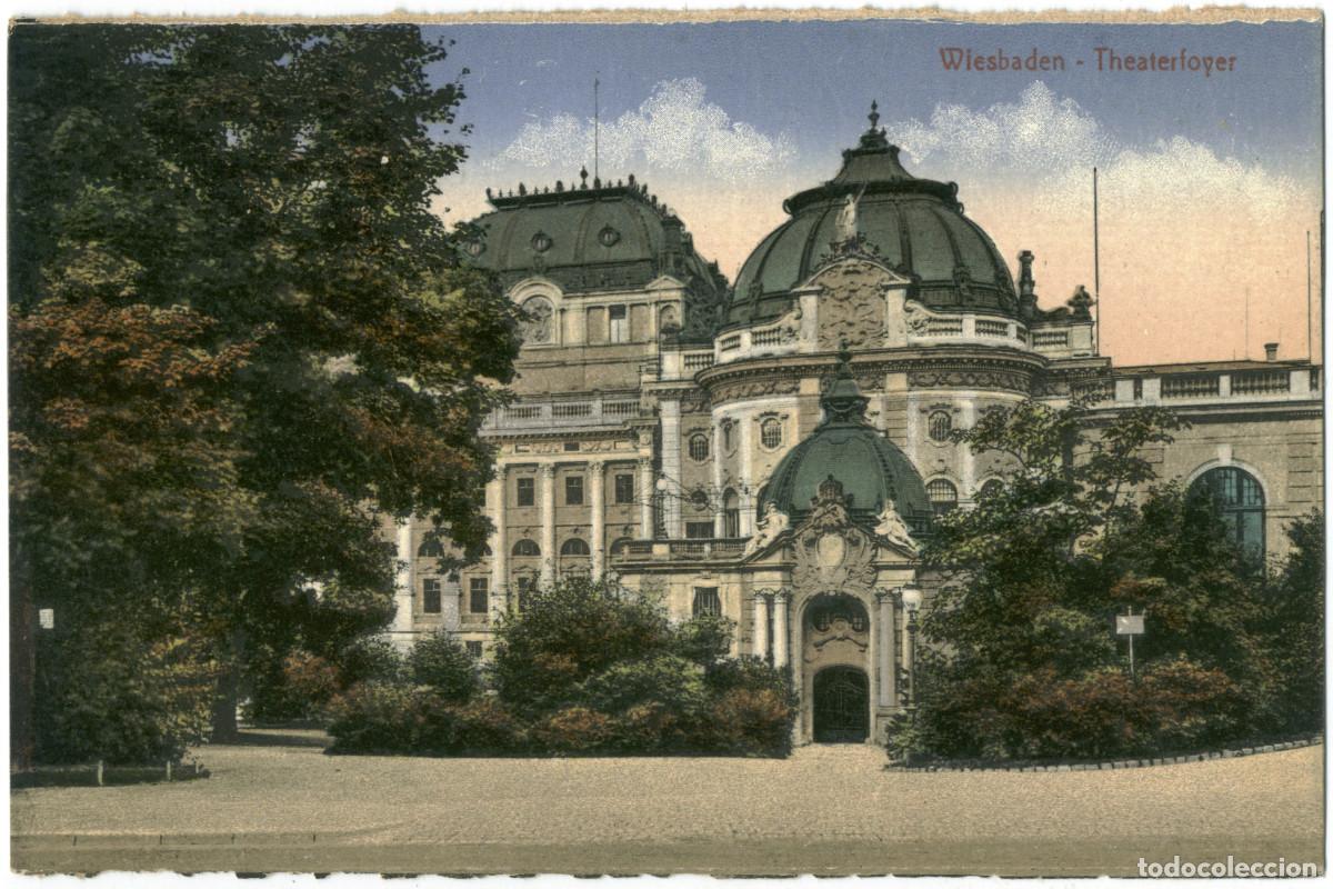 Postcards: WIESBADEN_Theaterfoyer_Stengel; 46412 / Arquitectura Teatros Alemania