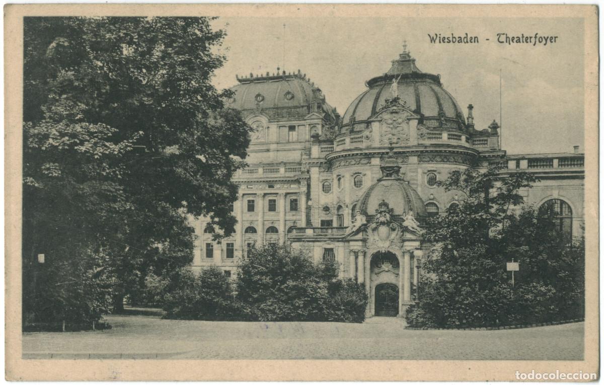 Postais: WIESBADEN_Theaterfoyer_Sengel; 46412 / Arquitectura Teatros Alemania
