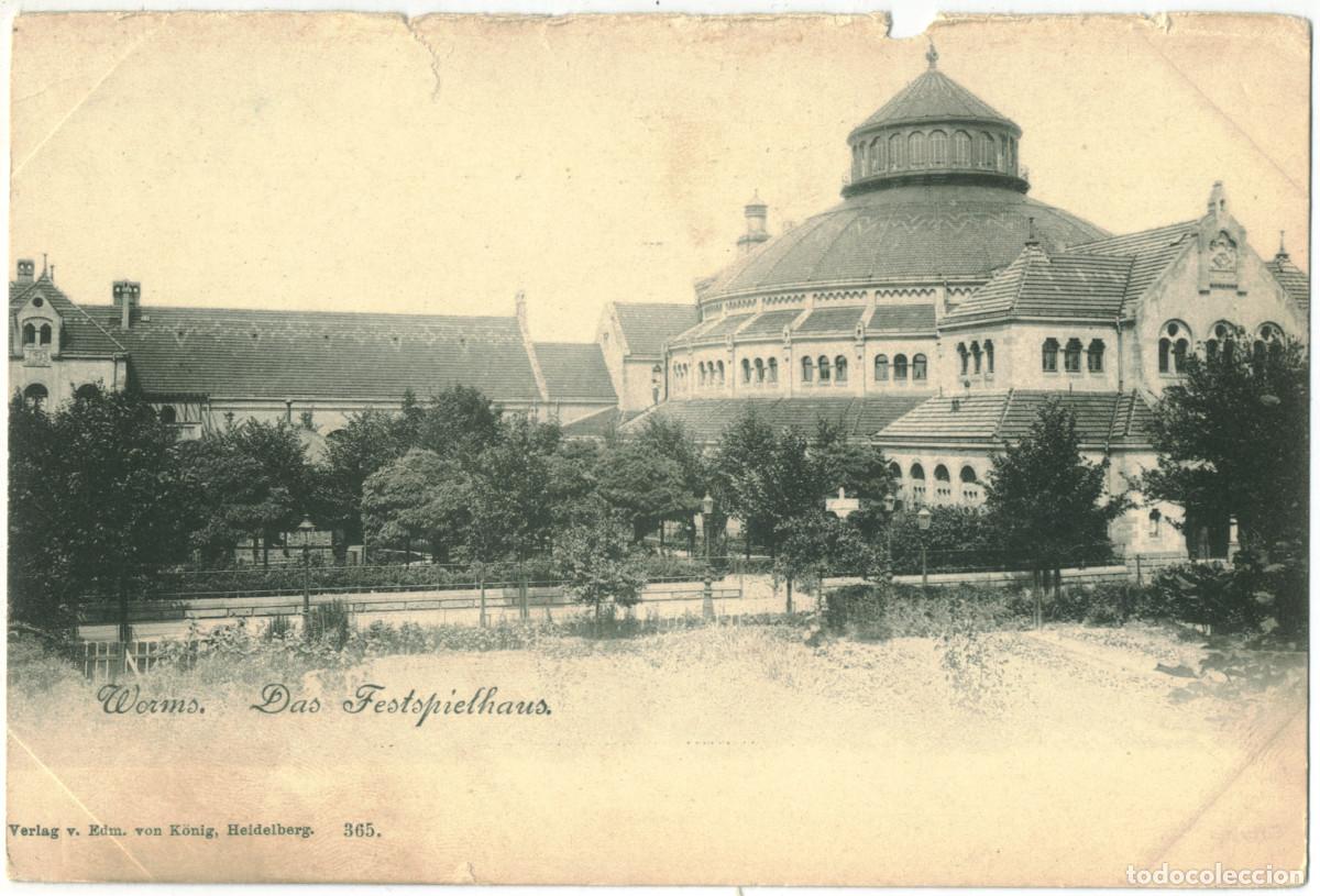 Postales: WORMS_Das Festspielhaus_Edm.von K&ouml;nig.; 365 / Arquitectura Teatros Alemania