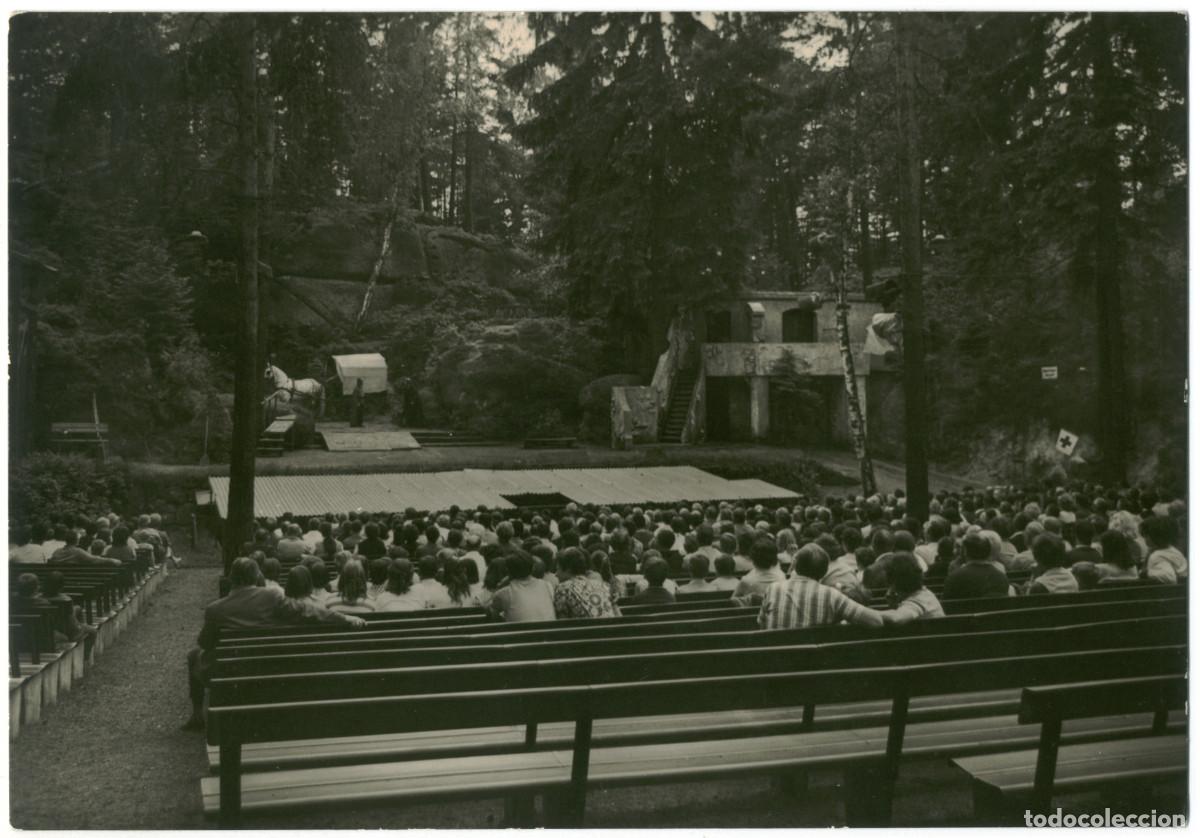 Postcards: ZITTAUER GEBIRGE_Waldb&uuml;hne Kurort Jonsdorf_Lothar Mattuscheck / Arquitectura Teatros Alemania