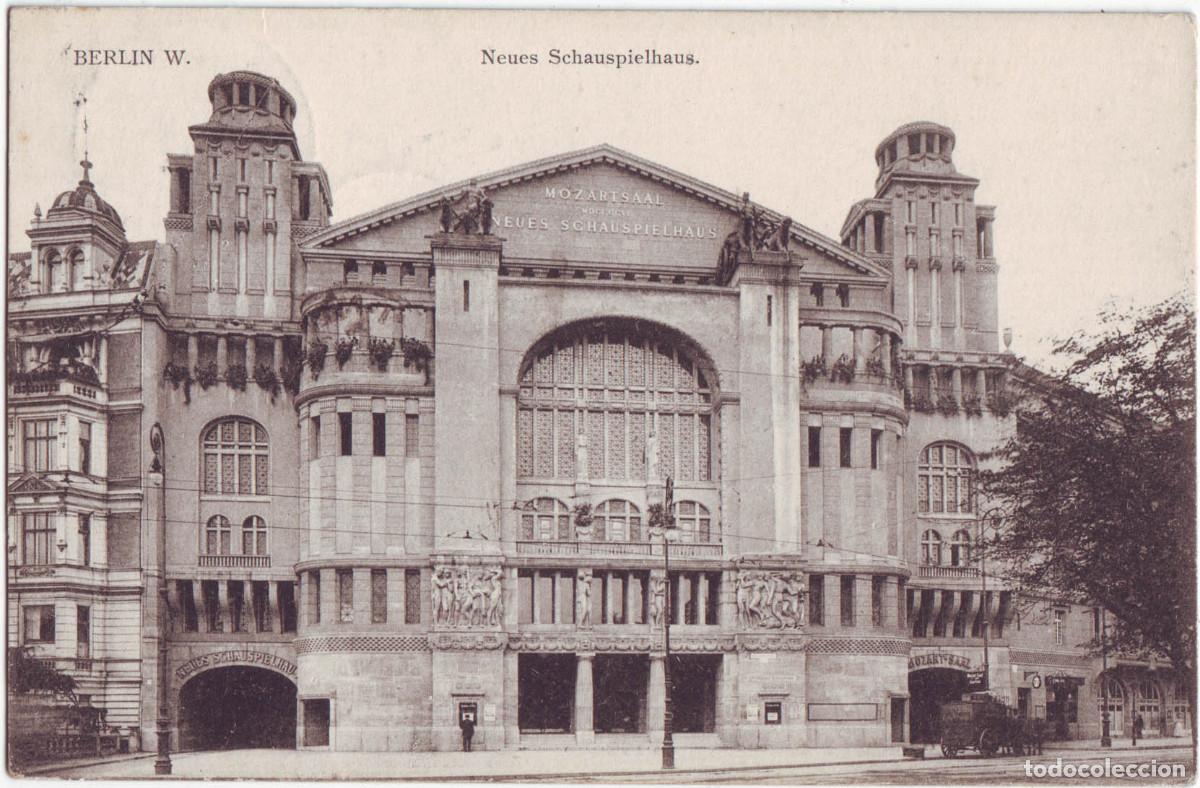 Cartes Postales: BERLIN. Neues Schauspielhaus_Novitas; 908 / Arquitectura Teatros Alemania