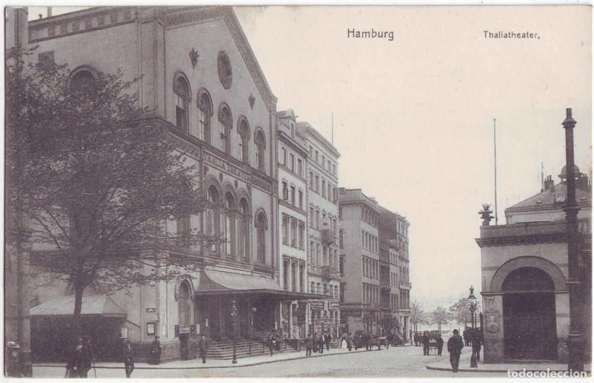 Cartes Postales: HAMBURG. Thaliatheater_Lichtdruck v. Knackstedt & Nather; 499 / Arquitectura Teatros Alemania