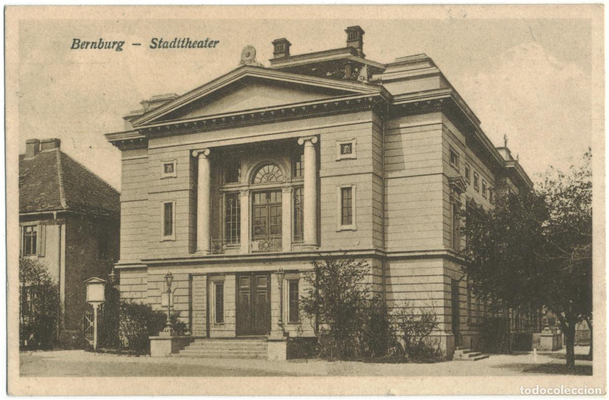Postales: BERNBURG. Stadttheater_Sin datos; T 13 / Arquitectura Teatros Alemania