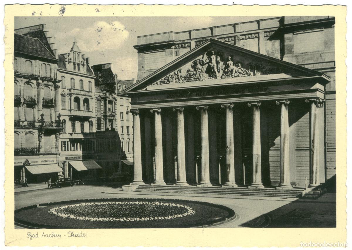 Postales: AACHEN, Bad_Theater_J. Krapohl / Arquitectura Teatros Alemania