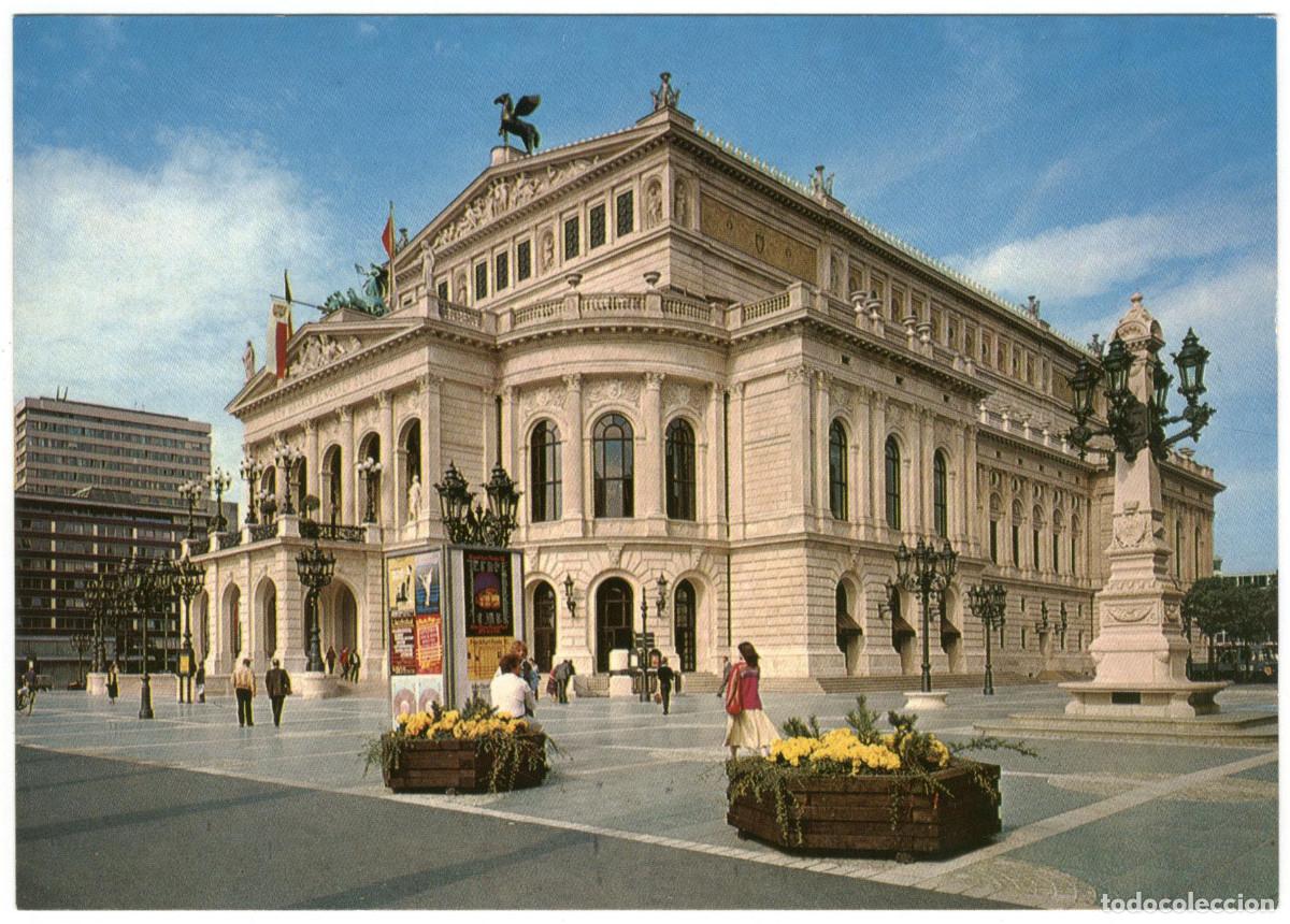Postales: FRANKFURT (Main)_Alte Oper_Rahmel / Arquitectura Teatros Alemania