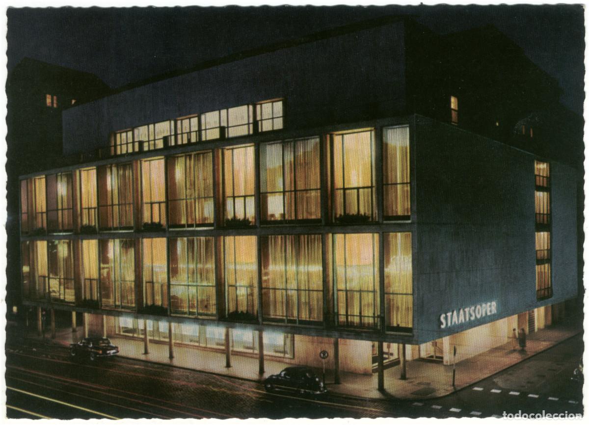 Postales: HAMBURG_Staatsoper_Fritz E. H. Dohrenbusch; 734 / Arquitectura Teatros Alemania
