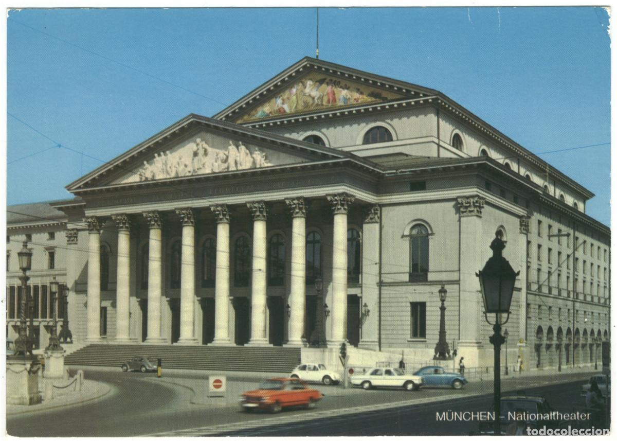 Postcards: M&Uuml;NCHEN_Nationaltheater, Staatsoper_Original Farbfoto; 323 / Arquitectura Teatros Alemania