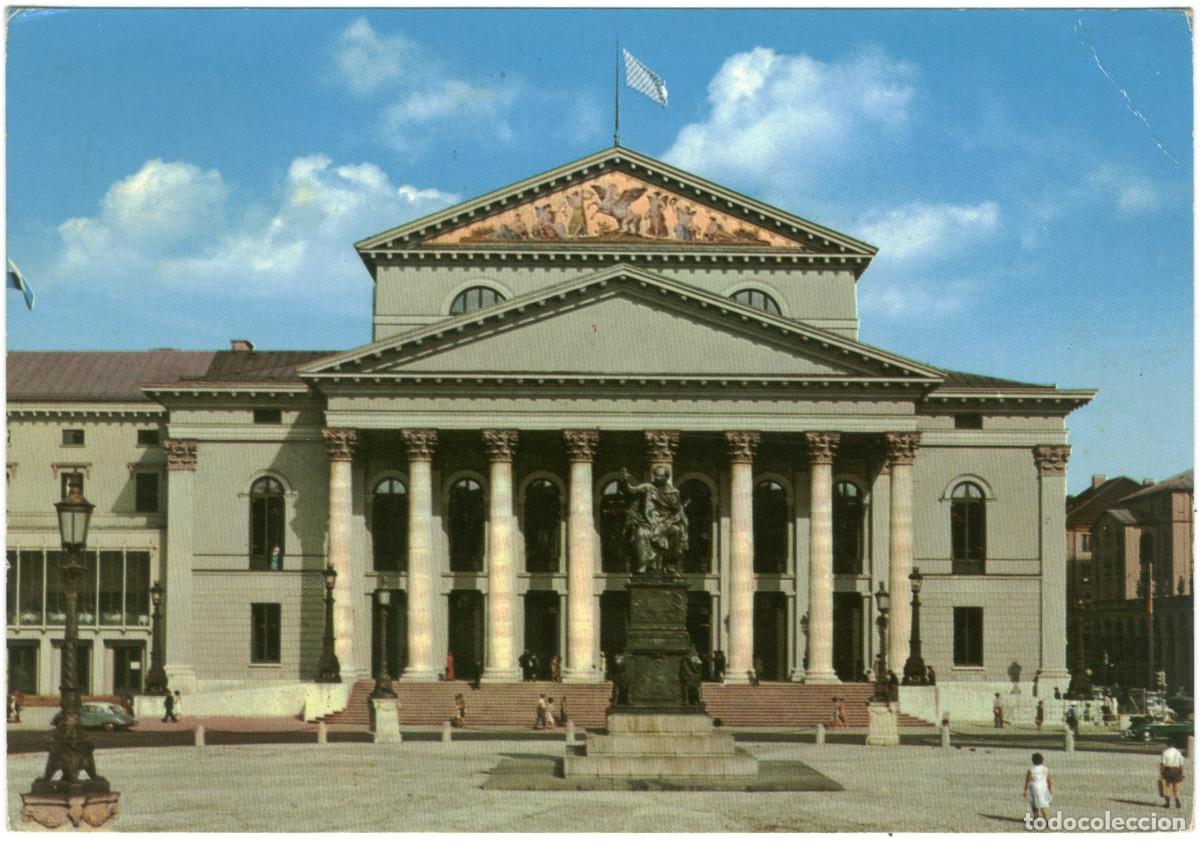 Postcards: M&Uuml;NCHEN_Nationaltheater_Sin datos; 8 M24 / Arquitectura Teatros Alemania