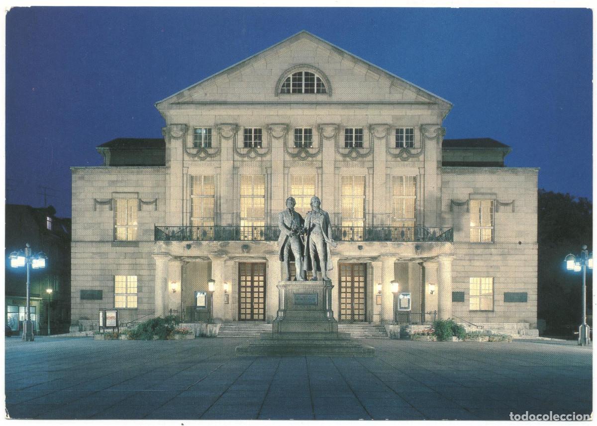 Postales: WEIMAR_Deutsches Nationaltheater_Nationale Forschungs / Arquitectura Teatros Alemania