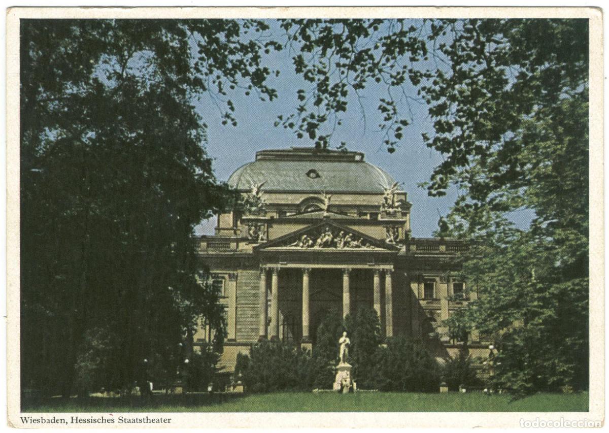 Postales: WIESBADEN_Uralte Heilkraft, ewig junge Sch&ouml;nheit_R. Konrady; 206 / Arquitectura Teatros Alemania