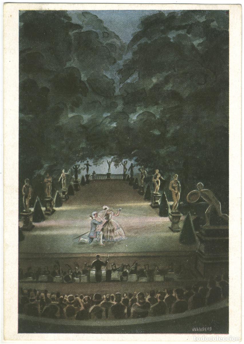 Postales: HANNOVER (Herrenhausen)_Gartentheater_Hahnsche Buchhandlung / Arquitectura Teatros Alemania