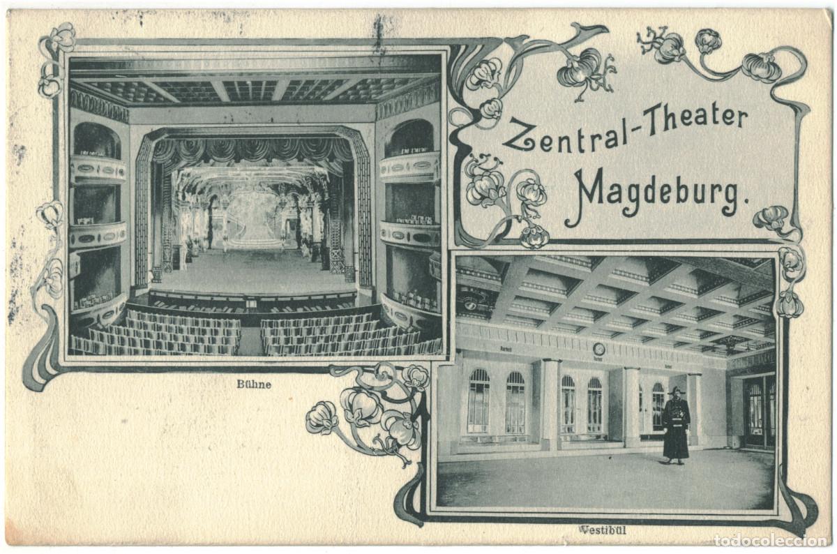 Postales: MAGDEBURG_Zentral Theater_Direktion des Zentral Theaters; 1417 / Arquitectura Teatros Alemania
