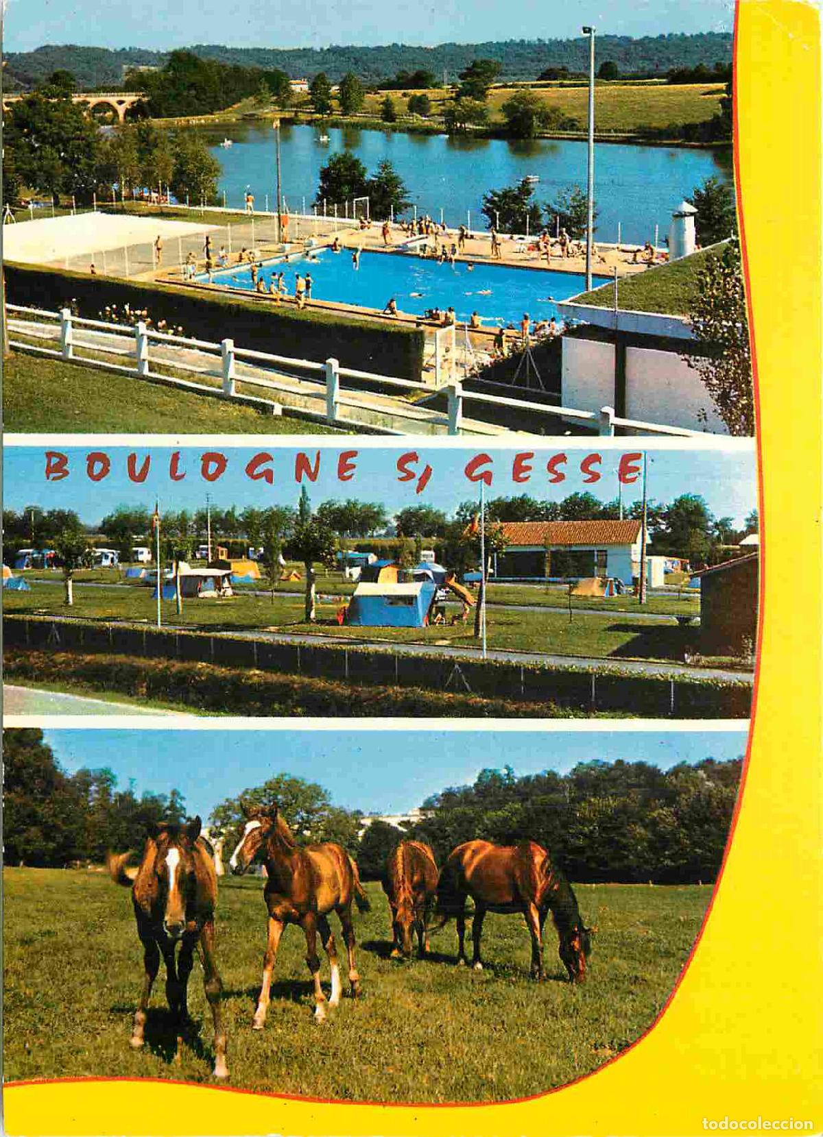 Postcards: Francia - Carte Postale - 31 - Boulogne sur gesse - Multivues - Le lac le camping le sport hippique