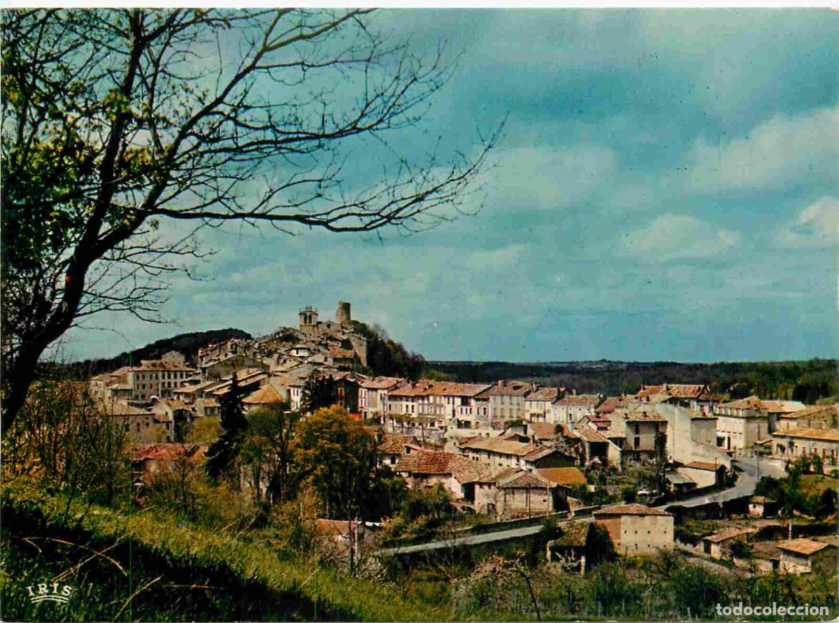Cartes Postales: Francia - Carte Postale - 31 - Aurignac - Vue g&eacute;n&eacute;rale - le ch&acirc;teau et l'&eacute;glise xiv&egrave; xv&egrave; si&egrave;cles aur