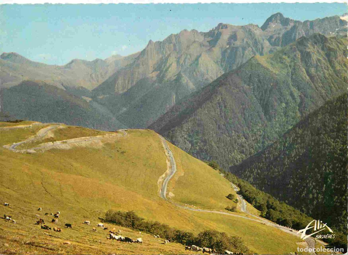 Postais: Francia - Carte Postale - 31 - Luchon - Les lacets de la route de Superbagn&egrave;res dans les p&acirc;turages A