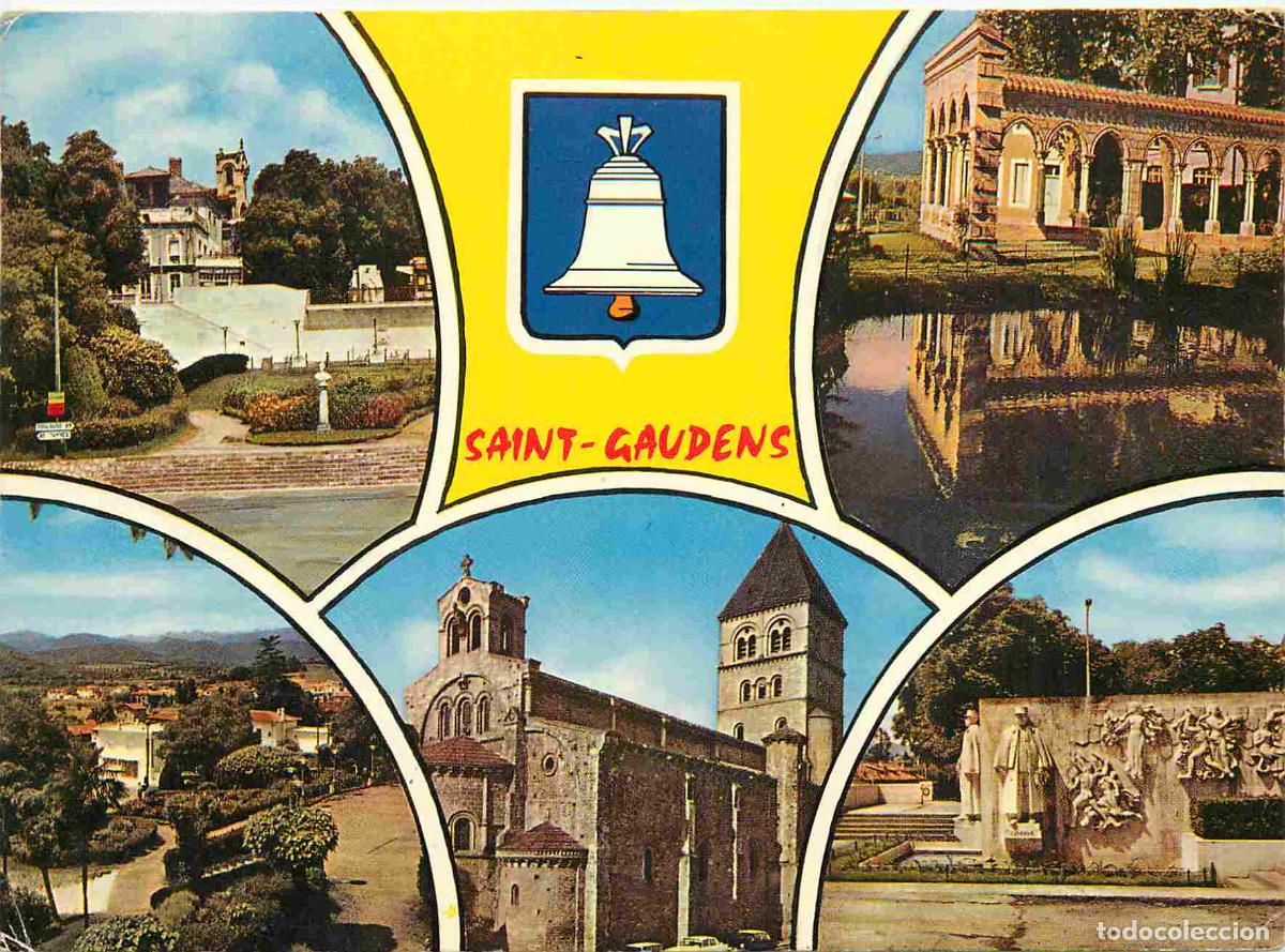 Postais: Francia - Carte Postale - 31 - Saint-gaudens - Multivues - Le Grand Escalier Clo&icirc;tre et Jardin Publi