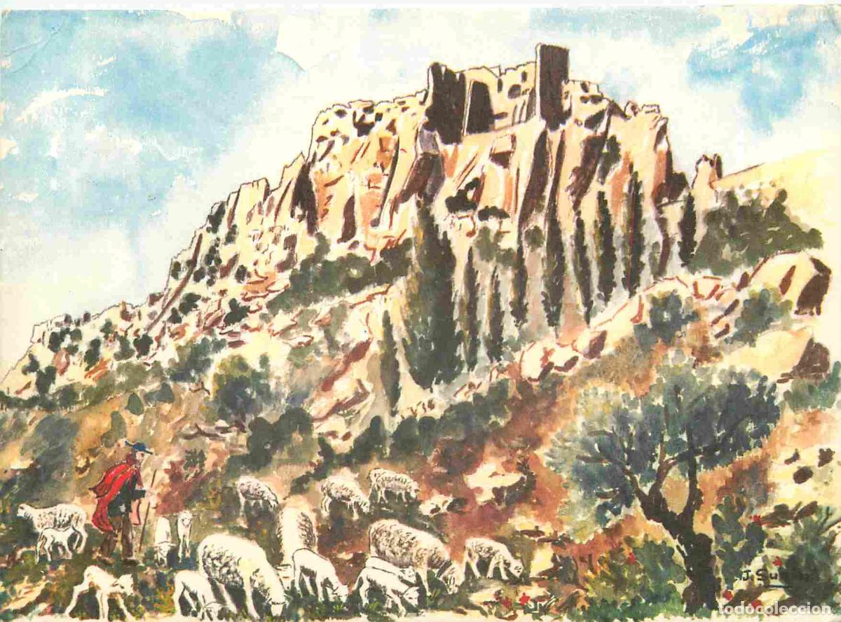 Postais: Francia - Carte Postale - 13 - Les Baux-de-provence - Ruines du chateau - Art Peinture de J Surin -