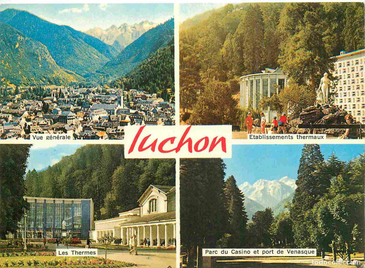 Cartes Postales: Francia - Carte Postale - 31 - Luchon - Multivues - Vue g&eacute;n&eacute;rale Etablissements thermaux Les Thermes