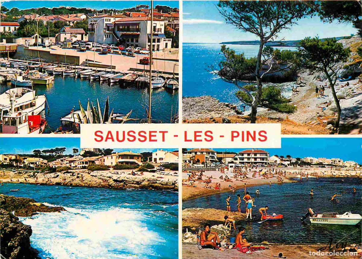Postcards: Francia - Carte Postale - 13 - Sausset-les-pins - Multivues - Le Port Calanque du four &agrave; chaux Le Gr