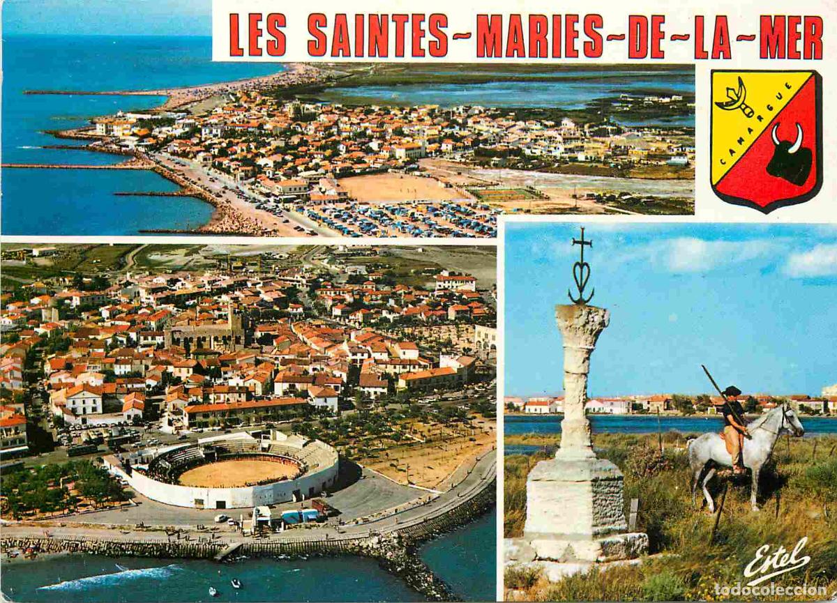 Postales: Francia - Carte Postale - 13 - Les Saintes Maries De La Mer - Multivues - La plage et le camping Vue