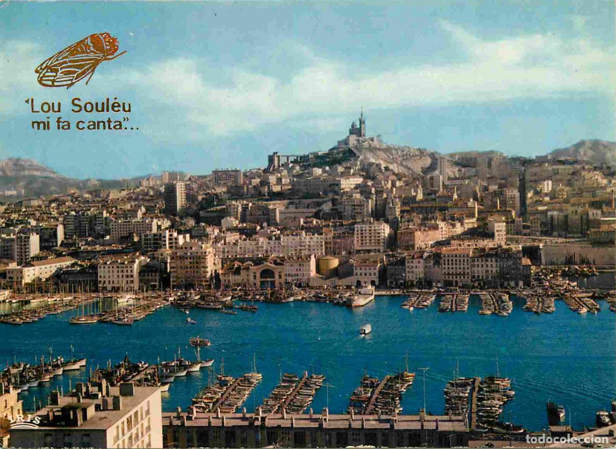 Cartoline: Francia - Carte Postale - 13 - Marseille - Le Vieux Port et Notre-Dame-de-la-Garde - CPM - Voir Scan