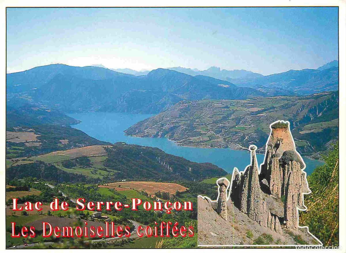 Cartoline: Francia - Carte Postale - 05 - Lac de Serre-Pon&ccedil;on - Les Demoiselles coiff&eacute;es - curiosit&eacute; g&eacute;ologique